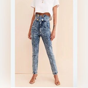 Alice McCall We Dissolve Acid Wash Skinny Jeans sold at Free People Size: 2